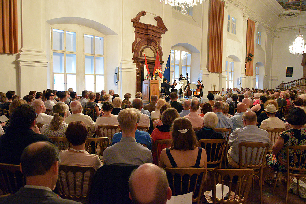 Empfang in der Salzburger Residenz