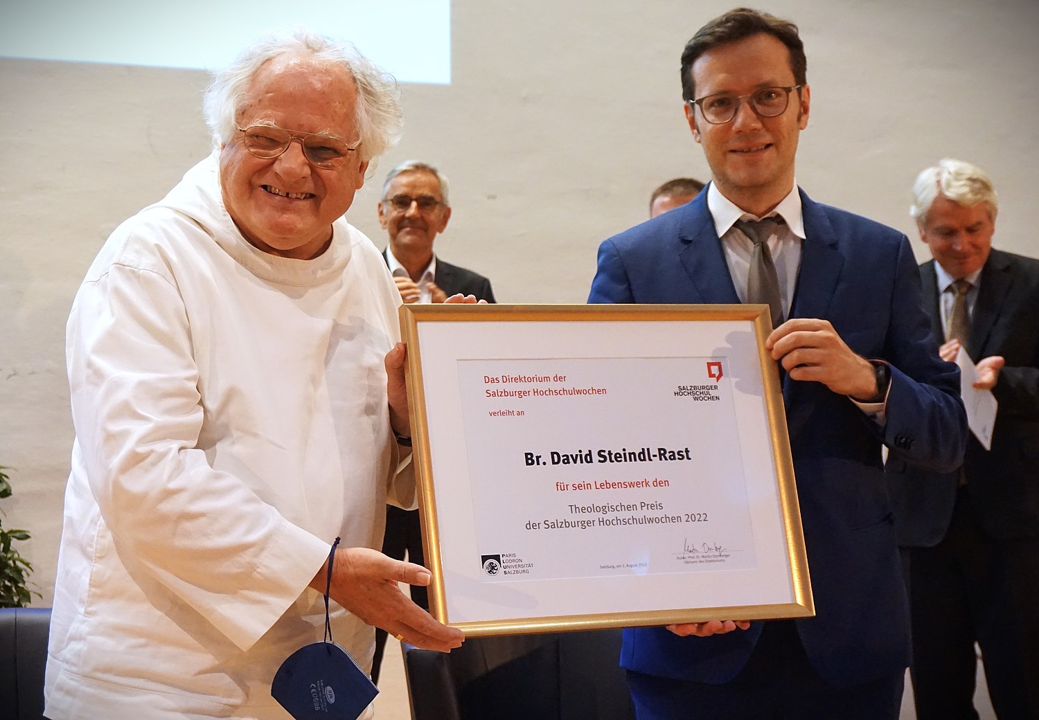 Salzburg: 'Theologischer Preis' an David Steindl-Rast verliehen