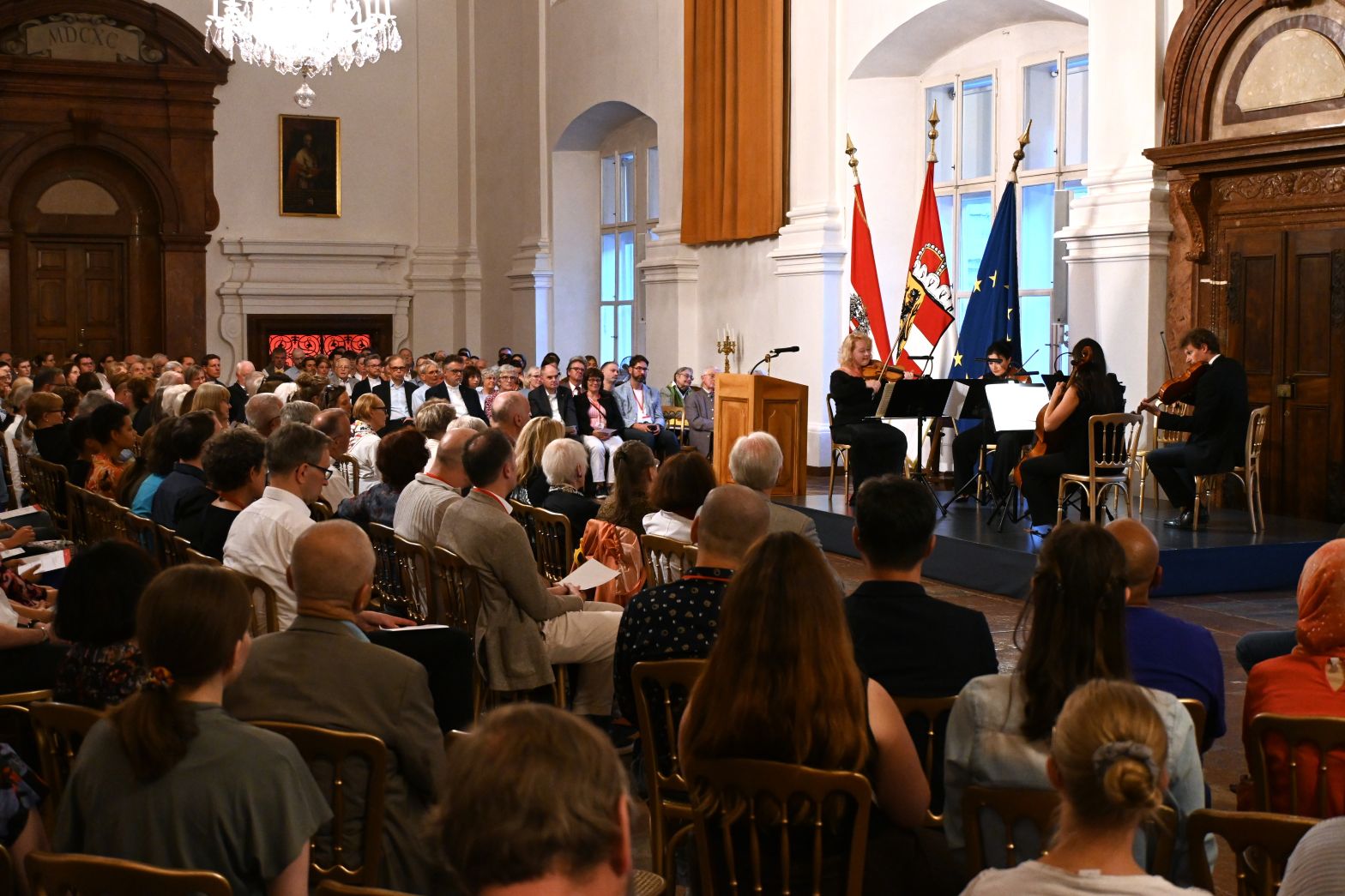 Stadt und Land Salzburg luden SHW-Teilnehmer zu Kammerkonzert