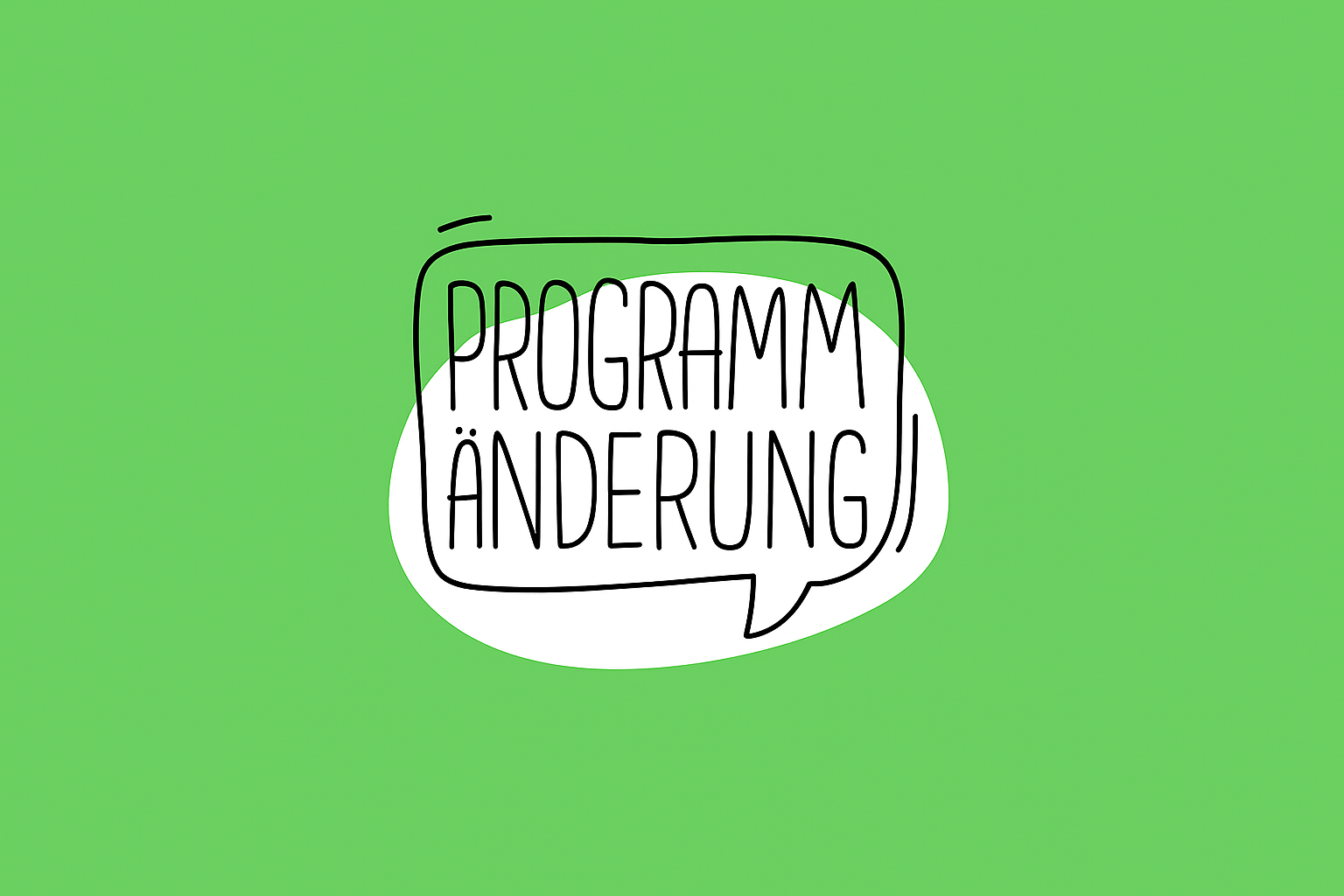 Programmänderung