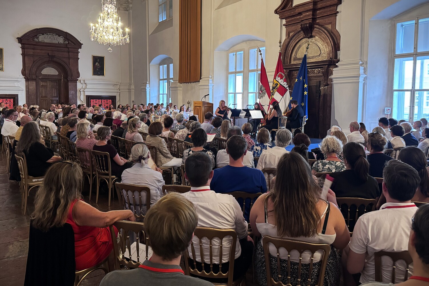 Stadt und Land Salzburg luden SHW-Teilnehmer zu Kammerkonzert