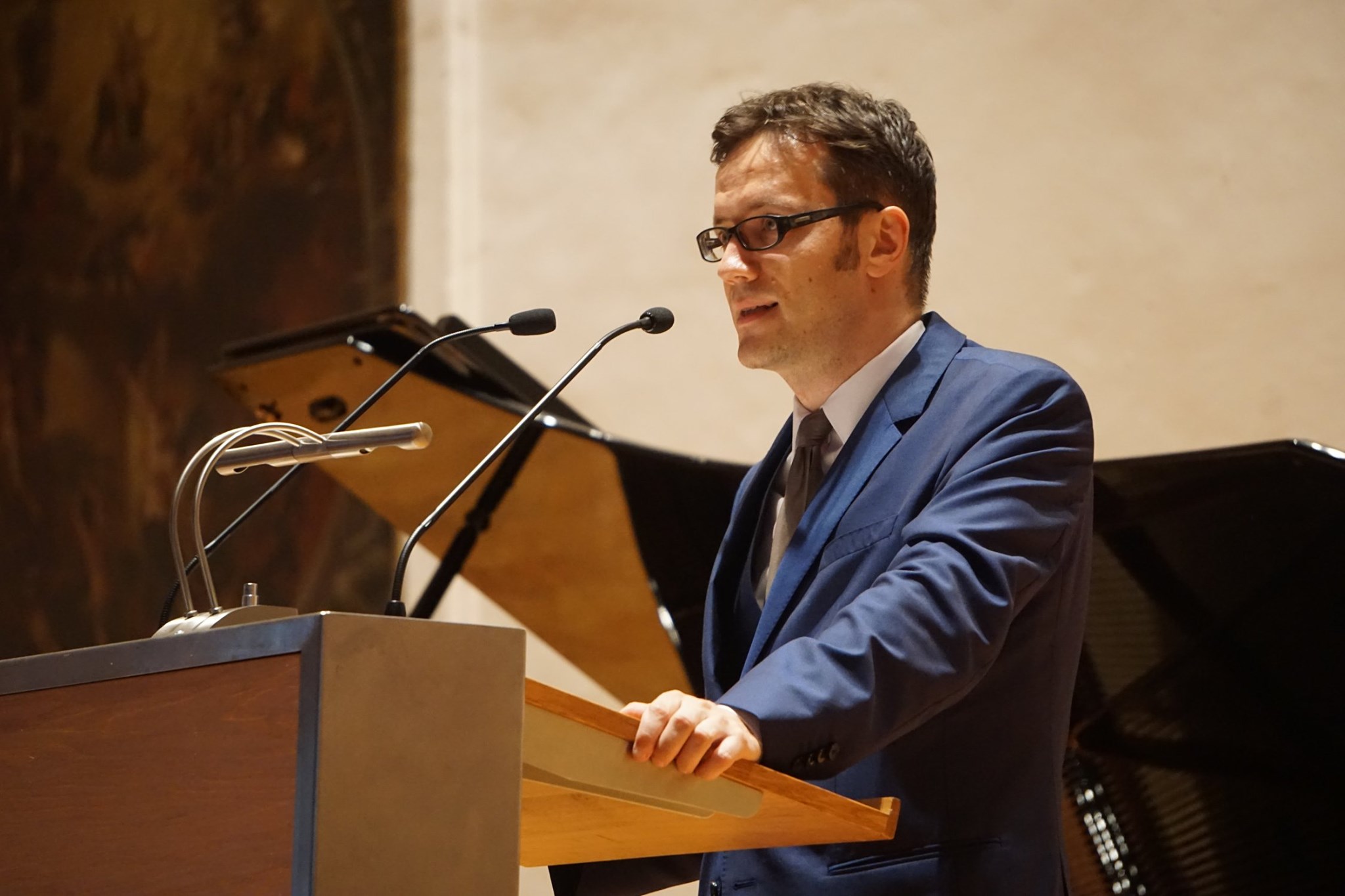 Obmann Prof. Martin Dürnberger / Verleihung des "Theologischen Preises" an Prof. Karl-Josef Kuschel Obmann Prof. Martin Dürnberger