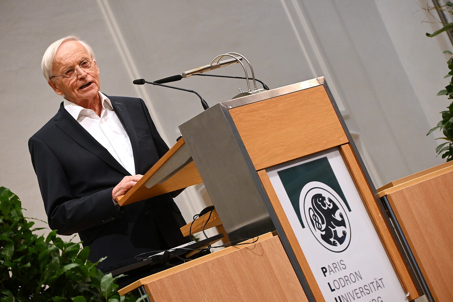 Prof. Paul Zulehner bei seiner Dankesrede zur Verleihung des Theologischen Preises am 6. August 2025